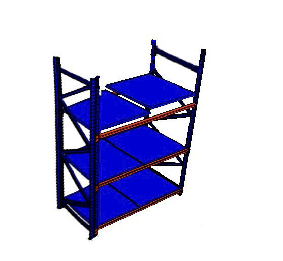 Bản vẽ kệ sử dụng sàn chia đôi